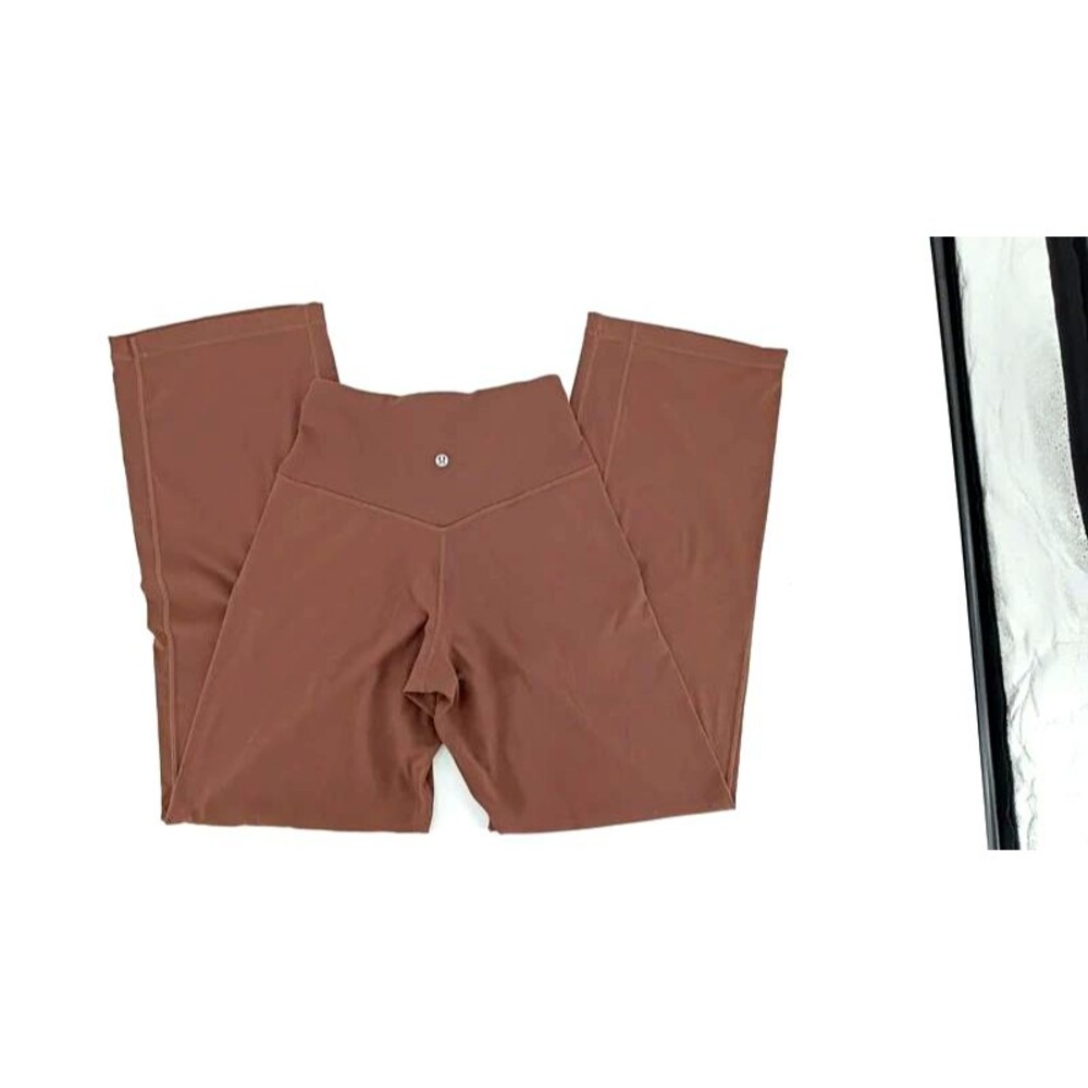 Lululemon Align flare leggings brown size 4R Yoga Pockets High Rise